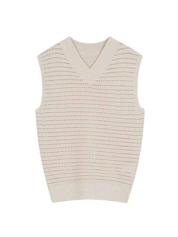 SUSTAINABLE PAPER VEST_NATURAL